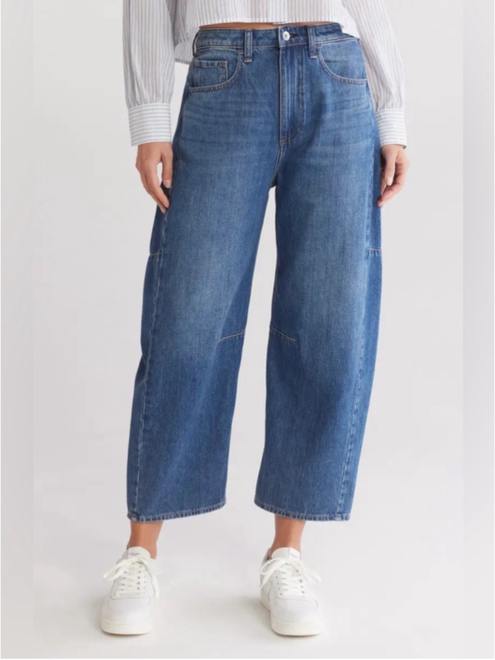 Rag & Bone Chase High Waist Barrel Leg Jeans Size 29